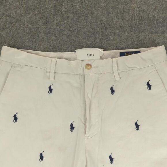 Polo Ralph Lauren Shorts Mens 31 Stretch Classic Fit Embroidered Pony Preppy - Picture 13 of 13